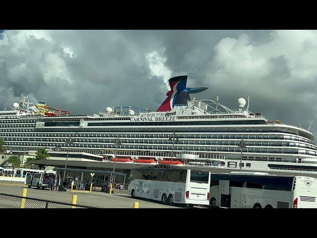 Our first CRUISE! Carnival Breeze embarkation day & our stateroom