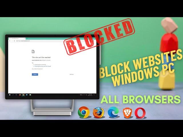 How to BLOCK websites on Windows 10/11 (2024) #windows #windows11 #windows10