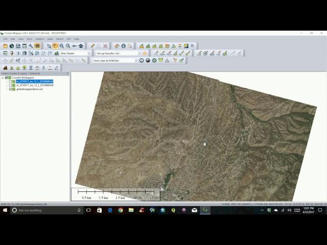 Compressing Imagery to MrSID using Global Mapper and GeoExpress