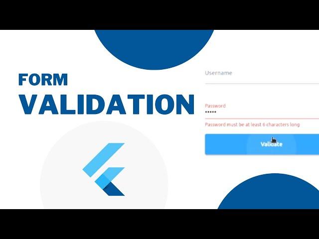 Form Validation in Flutter | Tutorial