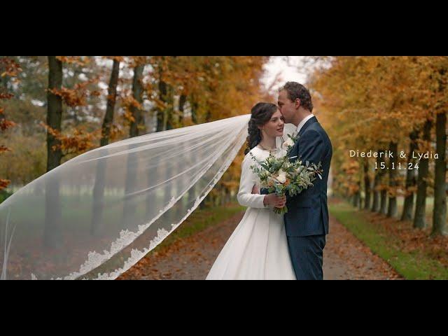 Bruiloft Diederik & Lydia - 15 november 2024 | Trouwfilm impressie