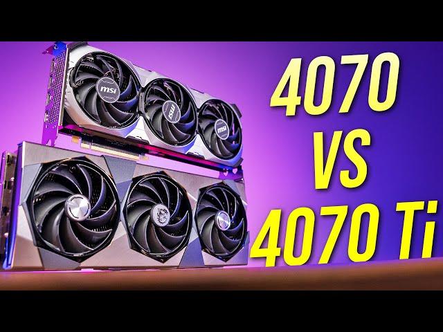 RTX 4070 vs RTX 4070 Ti - Is Ti Worth $200? 25 Game Comparison