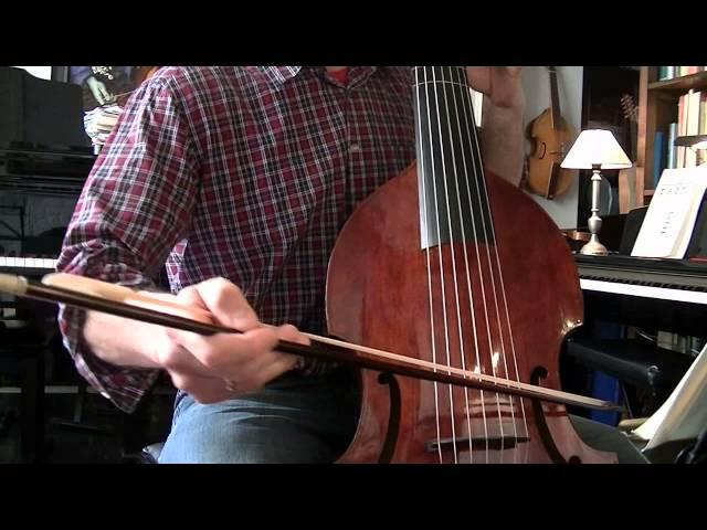 Sarabande in D - Dubuisson - bass viol solo