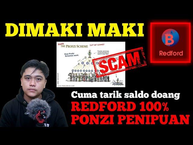 Redford Trading Sinyal !! Downline Sampai Dimaki Maki !! 100% PENIPUAN SCAM Ponzi Membayar Diawal