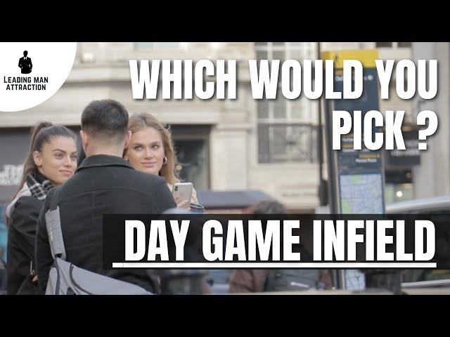 Picking Up 2 HOT Girls | Which One Would You Choose | Daygame Infield