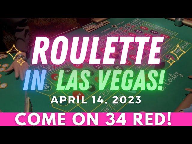 COME ON 34 RED!   ROULETTE IN LAS VEGAS with Side Bets at El Cortez Casino!  → April 14, 2023