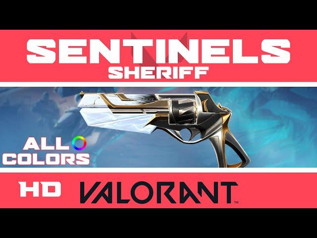 Sentinels of Light SHERIFF VALORANT SKIN (ALL COLORS) | New Skins Showcase