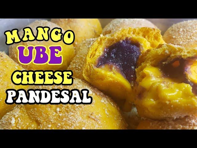 MANGO UBE CHEESE PANDESAL | Flavored pandesal #easyrecipe | Aiza Benoit