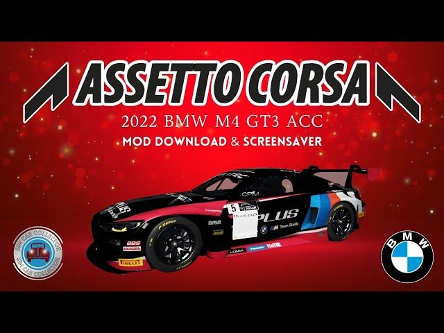 BMW M4 GT3 ACC 2022 - Assetto Corsa Mod FREE + Screensaver #assettocorsa #acmods