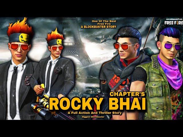 ROCKY BHAI || KGF || FREE FIRE SHORT ACTION STORY || SALAAM ROCKY BHAI ! ACTION MOVIE
