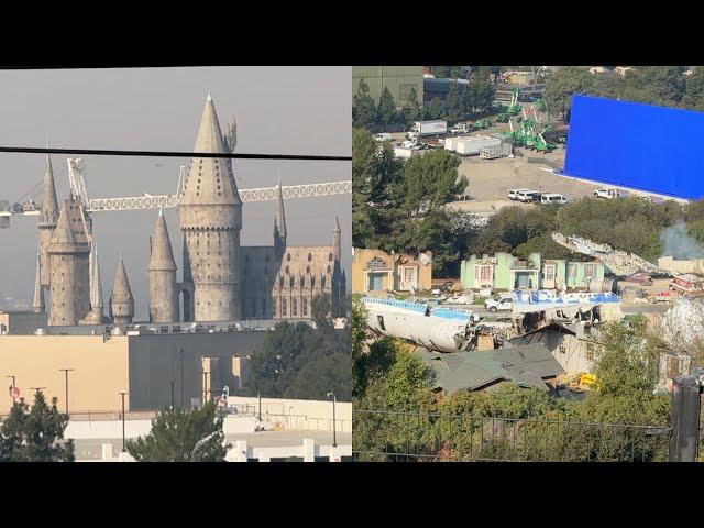 Current Condition of Universal Studios Hollywood Following Sunset Fire