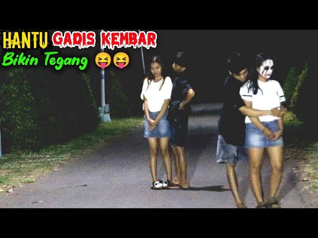 Jebakan Gadis Kembar Bikin T€gang || Prank Hantu Paling Ngakak  || Edisi Terlucu