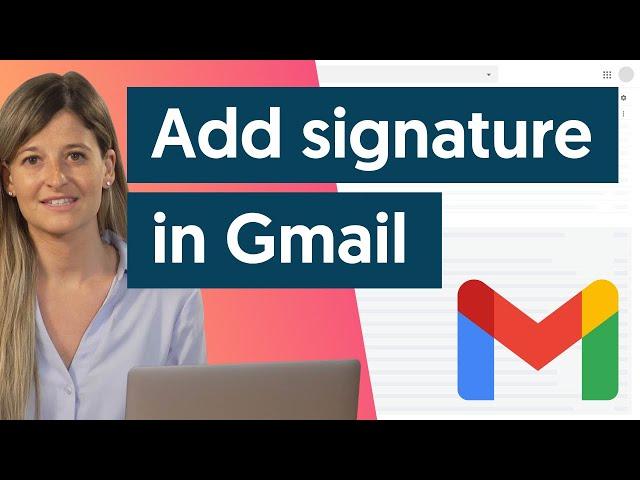 How to add signature in Gmail (with image & social icons)