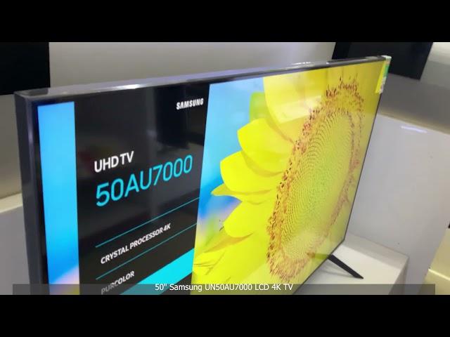 Review 50"  Samsung UN50AU7000 Class AU7000 Crystal UHD 4K Smart TV new 2021