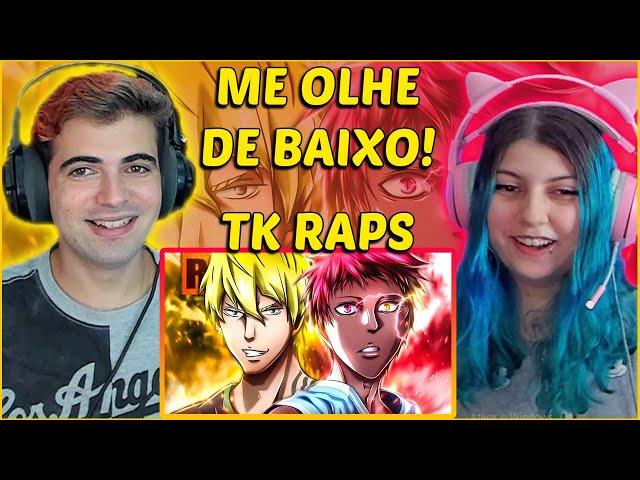 Reagindo ao Rap: Me Olhe de Baixo (Akashi e Nash Gold) Feat @Flash Beats / TK RAPS REACT