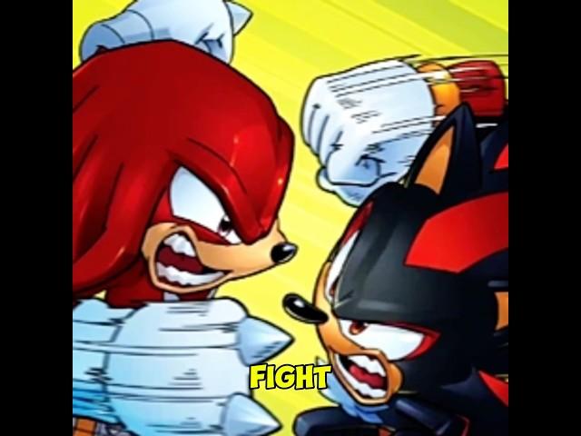 WHY Knuckles is STRONGER than Shadow? SONIC THE HEDGEHOG 3... #shorts