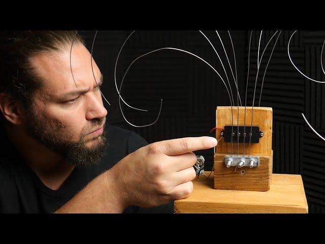 I make an electric piano wire instrument