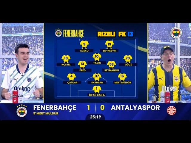 Fenerbahçe 3-0 Antalyaspor - FB TV GOL ANLARI - 2 Mart 2025