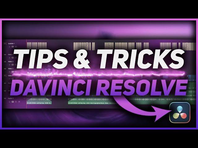 Davinci Resolve BEGINNERS Tips & Tricks