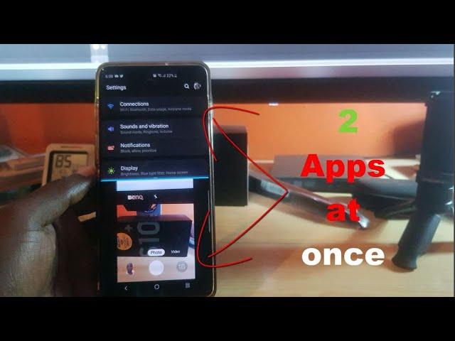 Open Two (2) Apps on screen at once Split Screen Galaxy S10