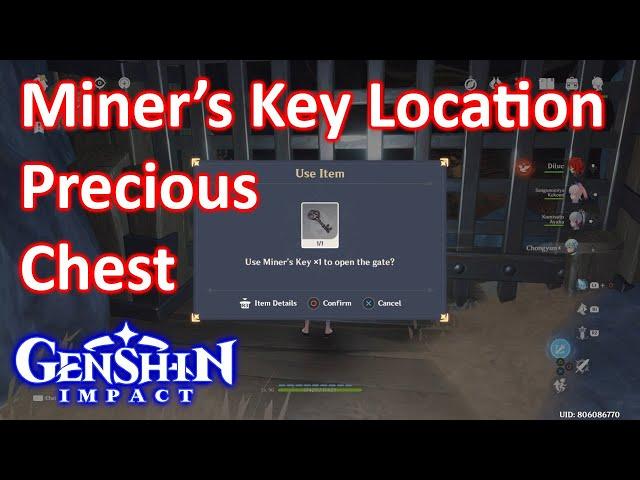 Miner Key Location Precious Chest Genshin Impact