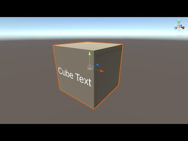 Affixing Text To Unity Object Via Text Child