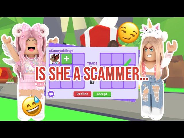 Acting Like A Starter Player To See If My Friend Would Scam Me... *SHOCKING*   (ADOPT ME)