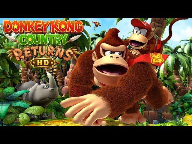 Donkey Kong Country Returns HD - Full Game 100% Walkthrough