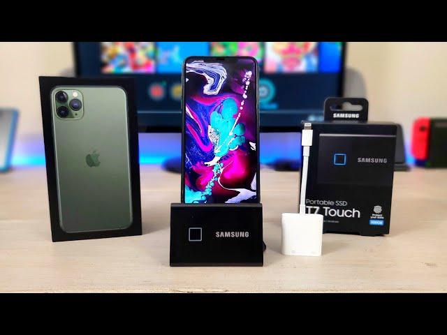 iPhone 11 Pro Max Using Samsung T7 Touch SSD: Yeah it Works!!!