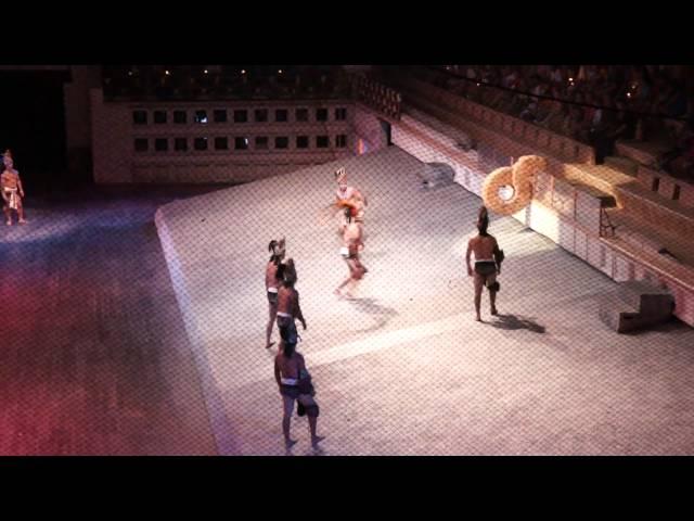 Mayan ball game (part 2) - Xcaret Mexico Espectacular show [excerpt]