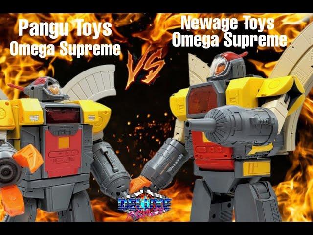 Who Will Reign Supreme? Transformers Pangu Toys VS Newage Toys Omega Supreme Video Review.