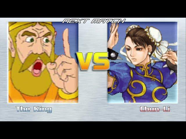 The King vs Chun-Li. MUGEN