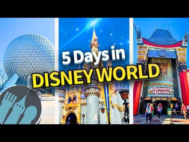 The ULTIMATE 5 Day Disney World Trip Itinerary