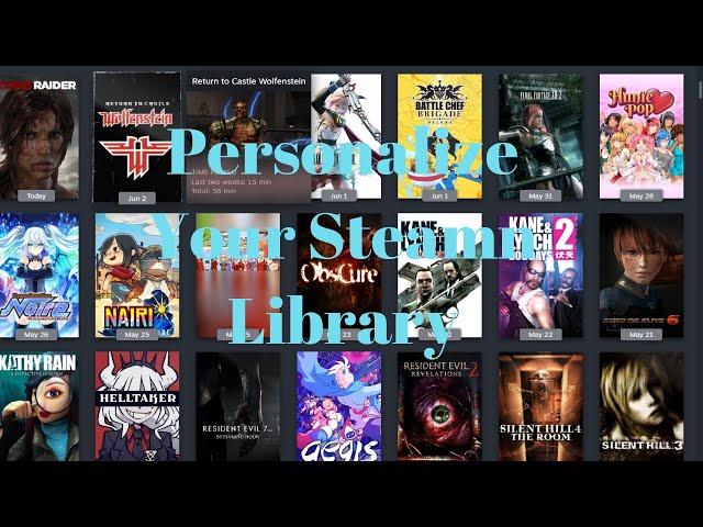 Steam Library: How To Set Custom ArtWork for Games