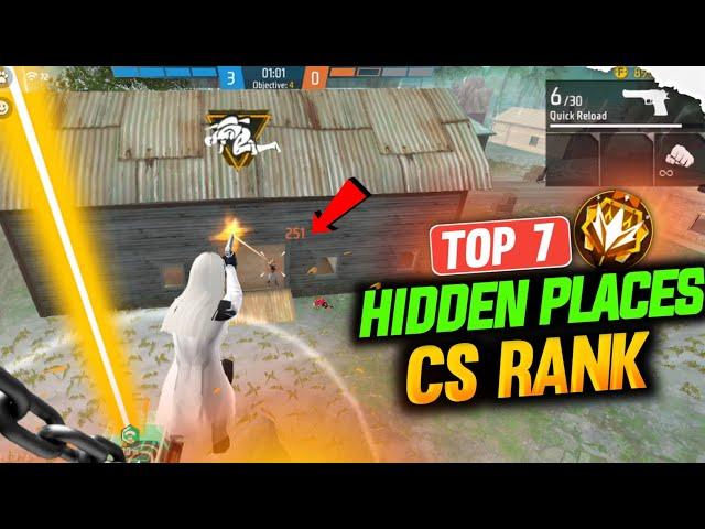 CS RANK HIDDEN PLACES BERMUDA MAP IN SOLO || CLASH SQUAD TIPS AND TRICKS IN FREE FIRE || CS TRICKS