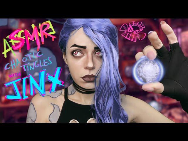 ASMR | CHAOTIC Tingles with JINX  (Arcane Roleplay - Tapping / Binaural / Effects)