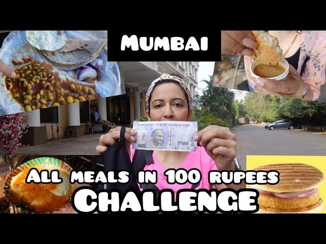 Living On Rs 100 For 24 HOURS in Mumbai  Is it possible? No Vada Pav