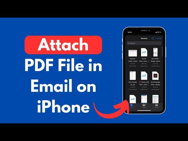 How to Attach PDF File in Email on iPhone (Quick & Simple)