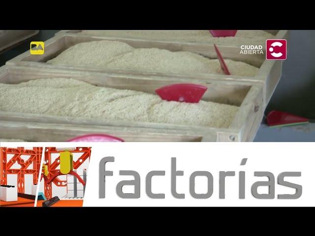 FACTORIAS - Mirá como se hace una galleta de arroz !