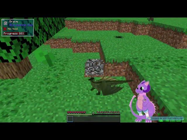 The start of a blocky dragon adventure! Tylra plays Modded Minecraft