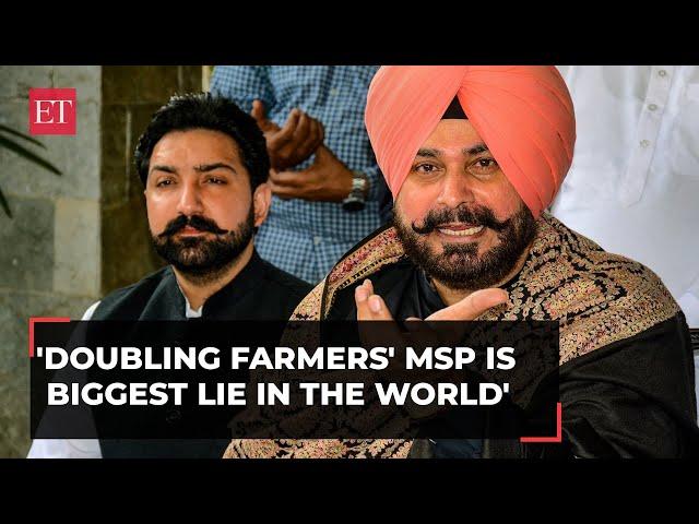 Navjot Singh Sidhu calls doubling farmers' MSP or income ‘biggest lie in the world’