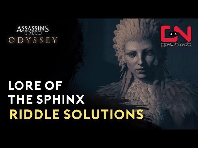 Assassin's Creed Odyssey - Sphinx Riddle Solutions