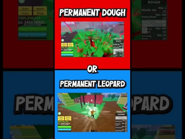 Would you rather have. #permdough #bloxfruitperm #freekitsune #roblox #viralvideo