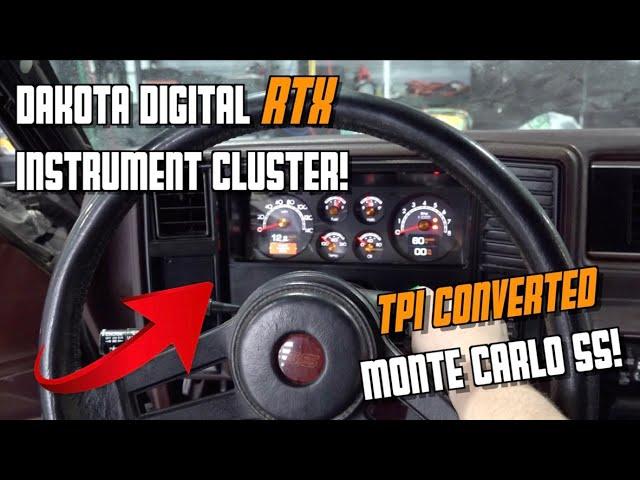 The Monte Carlo SS Gets A Dose of "New School" With A Dakota Digital RTX Instrument Cluster!