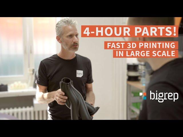 4-HOUR PARTS! Fast 3D Printing in Large Scale with the BigRep PRO