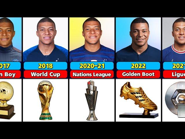 Kylian Mbappe Career All Trophies And Awards.