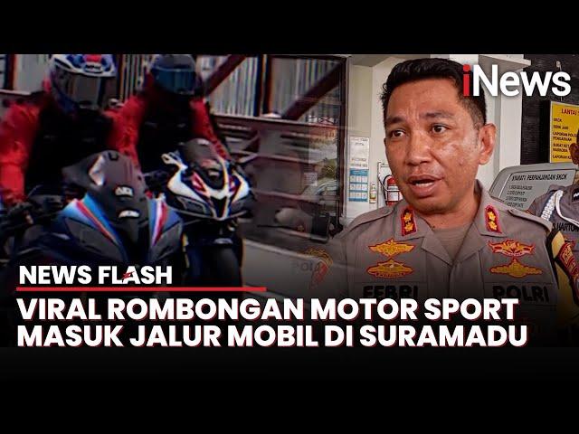 Rombongan Klub Motor Sport Masuk Jalur Roda Empat di Suramadu | News Flash