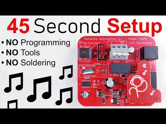 NEW WLED Sound Reactive Controller - EASY 45 Second Setup! NO TOOLS NEEDED!