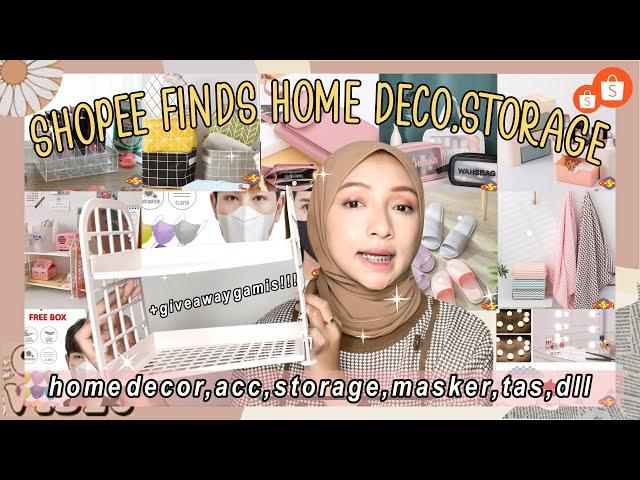 SHOPEE HAUL BARANG BERFAEDAH HOME DECOR STORAGE AKSESORIS DLL MURAH MERIAH START 6RBAN