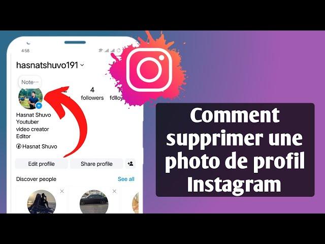 Comment supprimer une photo de profil Instagram